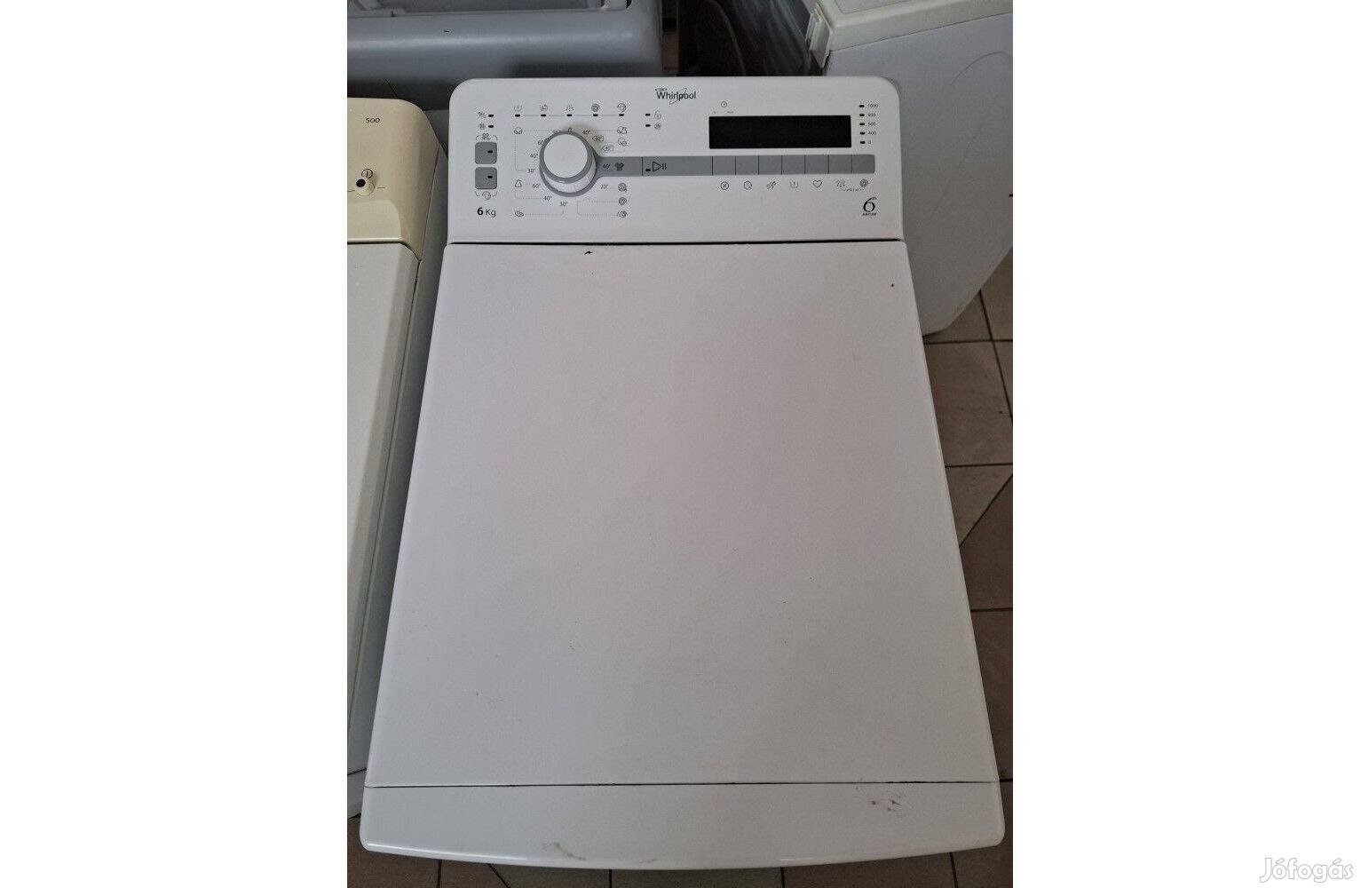 Használt Whirlpool Tdlr 60111 Felültöltős Mosógép [H16096] 3 hó gari